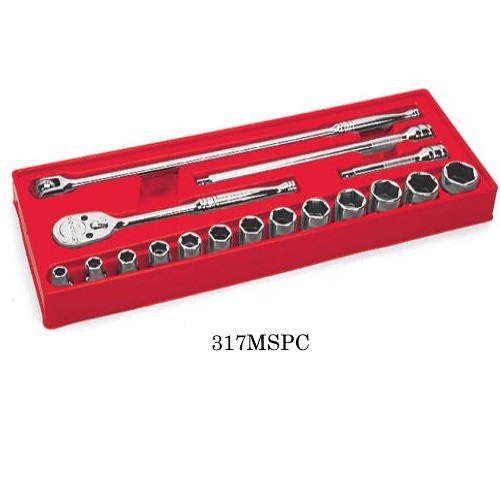 Snapon Hand Tools 6 Point, Inches Socket Set (1/2")